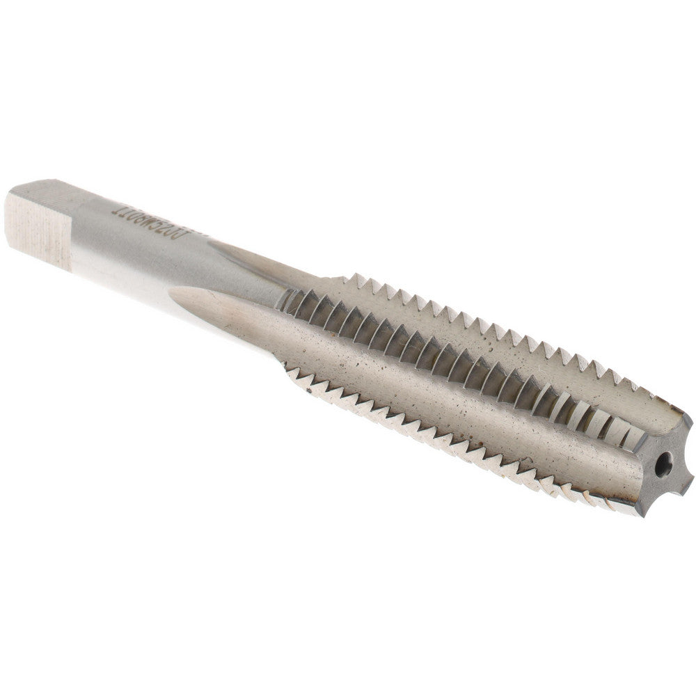 Hertel K011101AS Straight Flute Tap 7/16-14 UNC, 4 Flute, Plug Chamfer, High-Speed Steel, Bright/Uncoated Finish