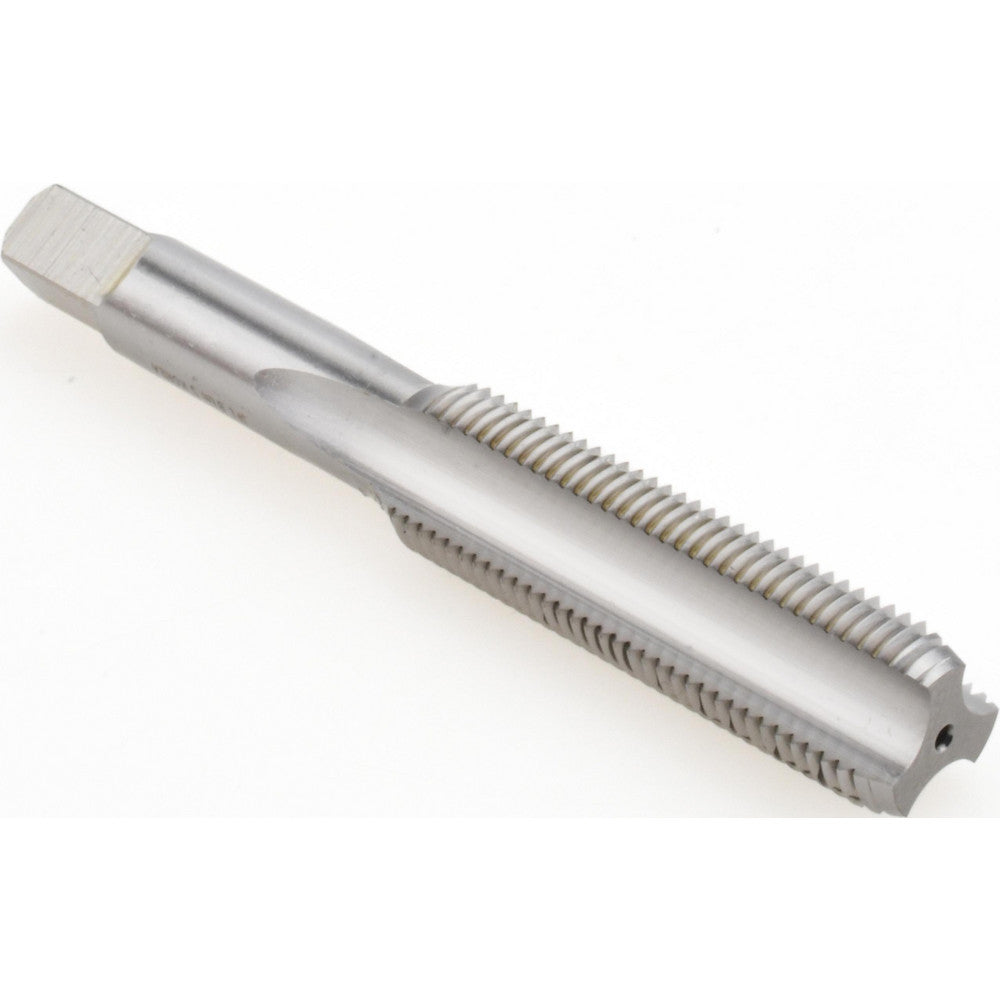 Hertel K008584AS Straight Flute Tap 1/2-20 UNF, 3 Flute, Bottoming Chamfer, 3B Class of Fit, High-Speed Steel, Bright/Uncoated Finish