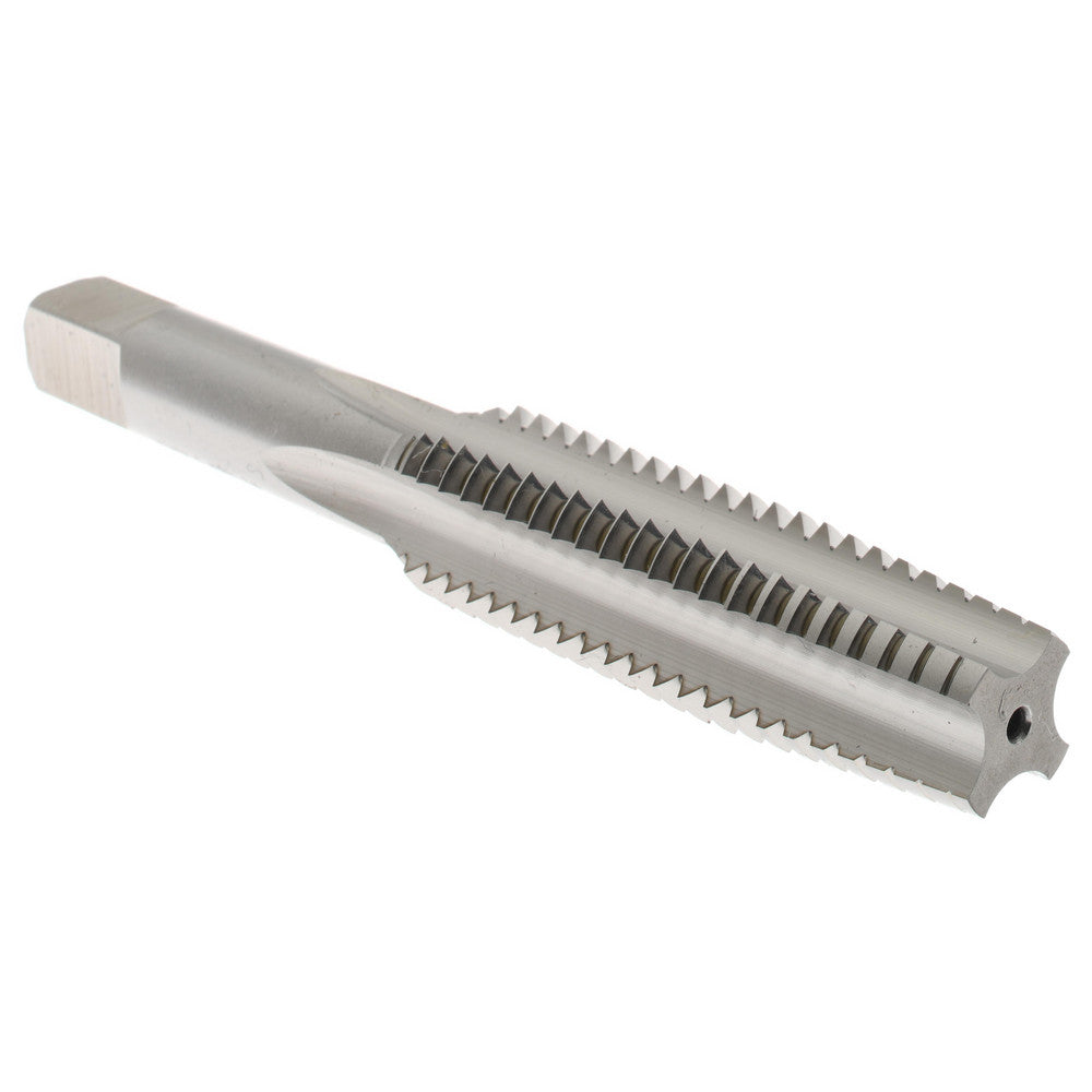 Hertel K008489AS Straight Flute Tap 1/2-13 UNC, 4 Flute, Taper Chamfer, High-Speed Steel, Bright/Uncoated Finish