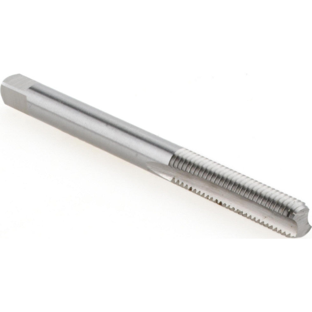 Hertel K008253AS Straight Flute Tap #10-32 UNF, 2 Flute, Bottoming Chamfer, High-Speed Steel, Bright/Uncoated Finish