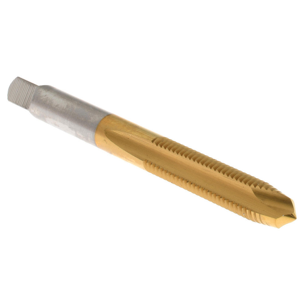 Hertel K008361AS25 Spiral Point Tap 1/4-28 UNF, 2 Flutes, Plug Chamfer, HSS, TiN Coated