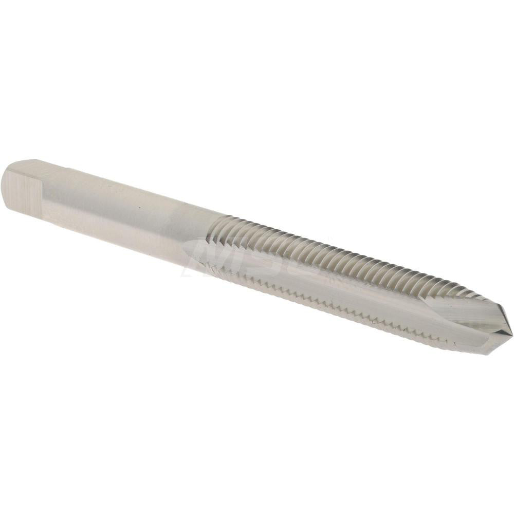 Hertel K008366AS Spiral Point Tap 1/4-28 UNF, 2 Flutes, Plug Chamfer, 2B Class of Fit, HSS, Bright/Uncoated Coated