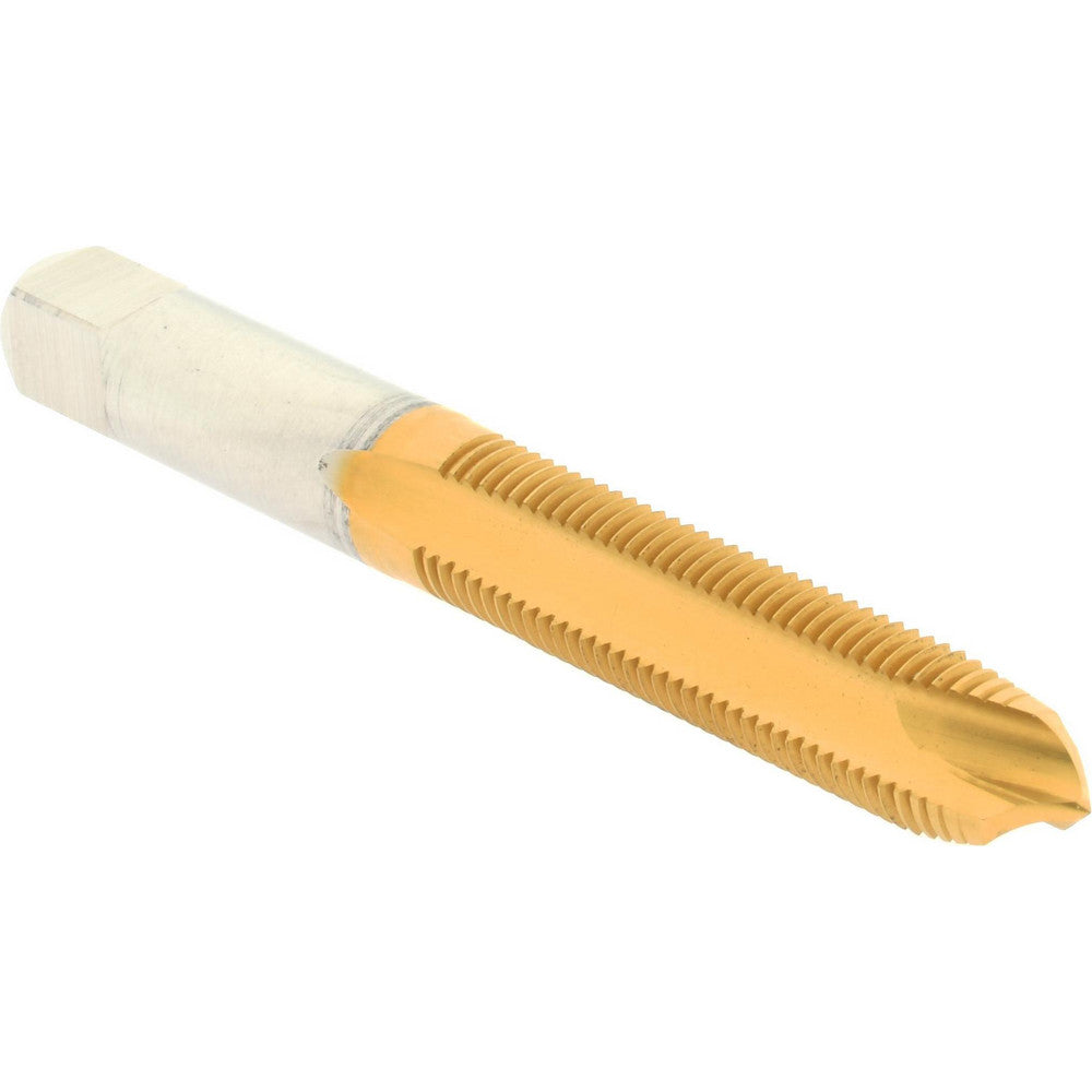Hertel K008465AS25 Spiral Point Tap 3/8-24 UNF, 3 Flutes, Plug Chamfer, HSS, TiN Coated