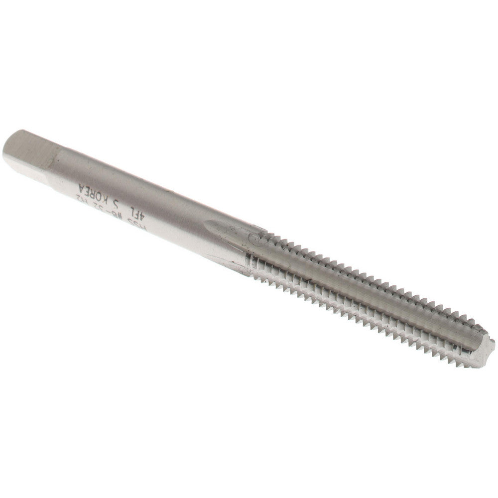 Hertel K008968AS Tap Set #8-32 UNC, 4 Flute, High Speed Steel, Bright Finish