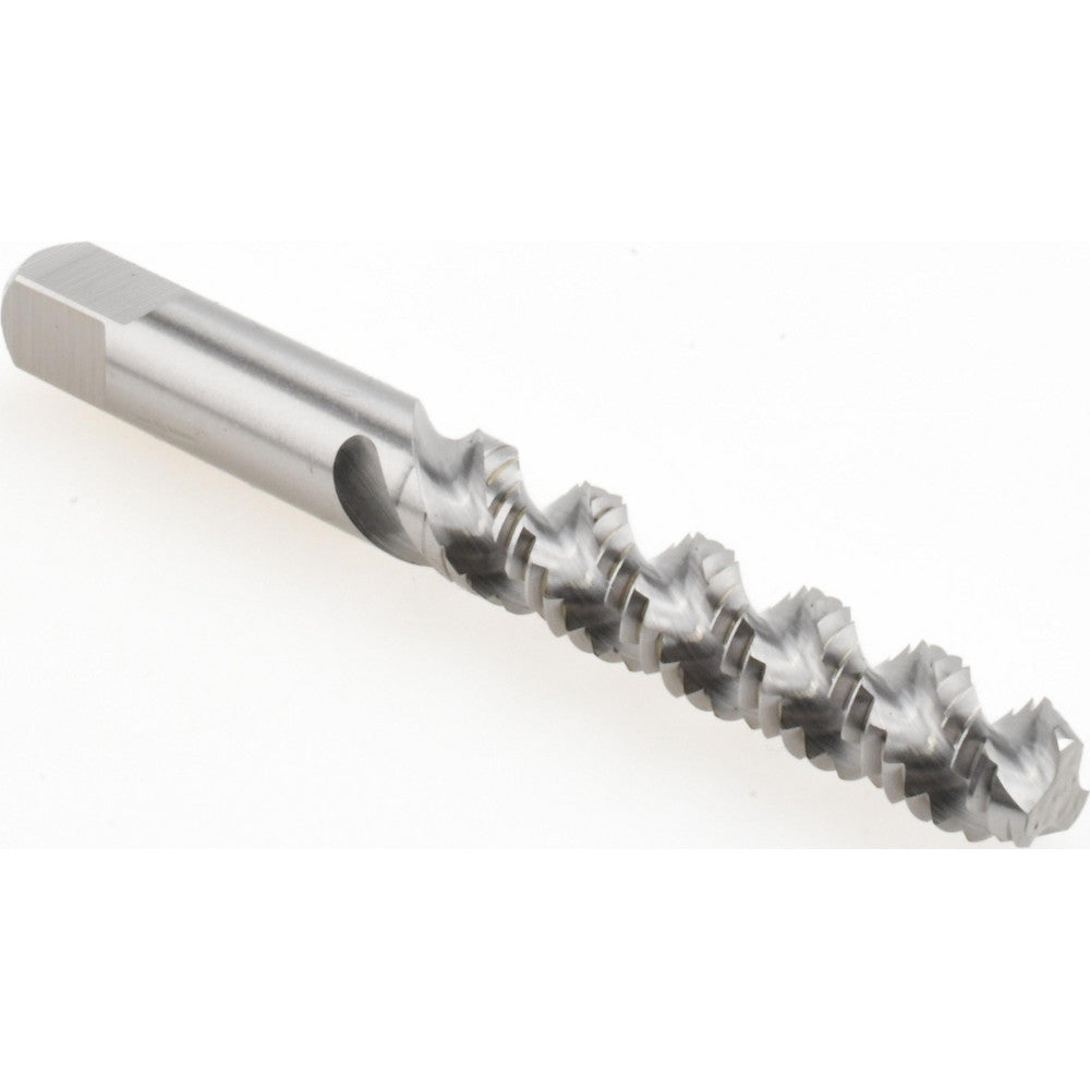 Hertel K007321AS 1/4-20 UNC, 3 Flute, 52&deg Helix, Bottoming Chamfer, Bright Finish, High Speed Steel Spiral Flute STI Tap