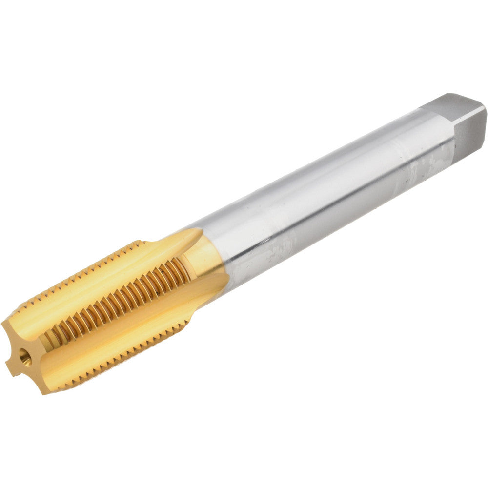 Hertel K015925AS25 Extension Pipe Tap 1/2-14 NPT, 4 Flutes, Plug Chamfer, High Speed Steel