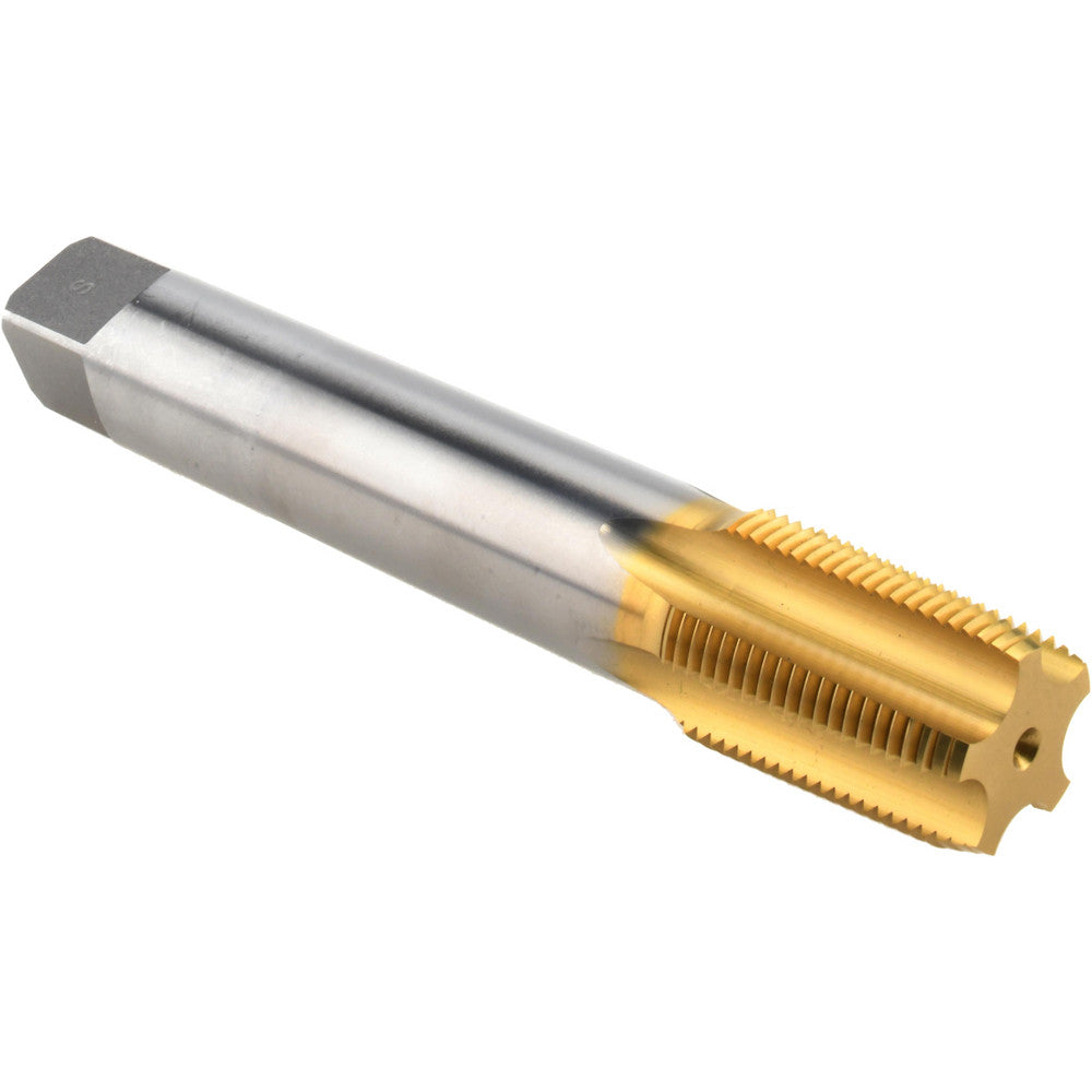 Hertel K015929AS25 Extension Pipe Tap 3/4-14 NPT, 5 Flutes, Plug Chamfer, High Speed Steel