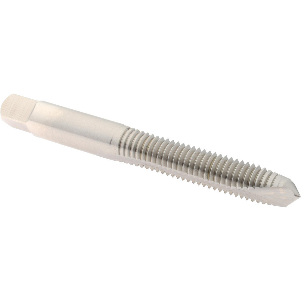 Hertel K020219AS Spiral Point Tap M8x1.25 Metric Coarse, 2 Flutes, Plug Chamfer, HSS, Bright/Uncoated Coated