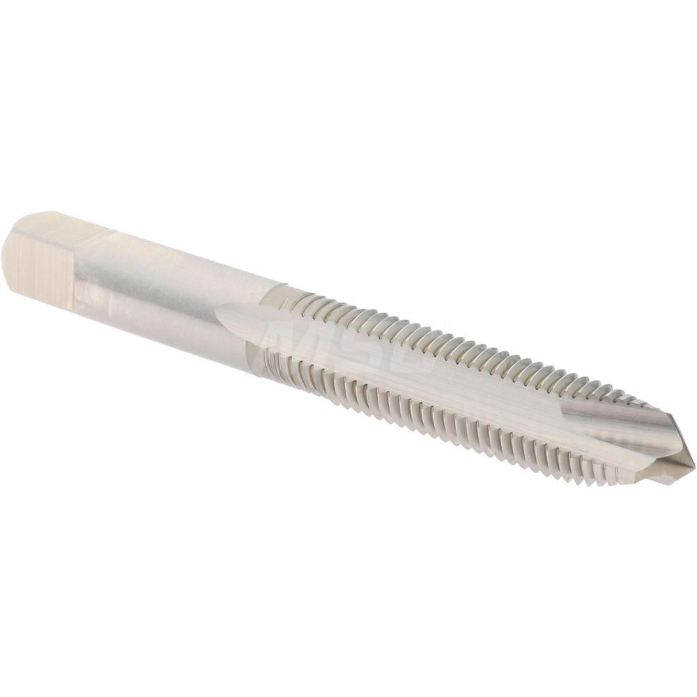 Hertel K027763AS Spiral Point Tap M10x1.25 Metric Fine, 3 Flutes, Plug Chamfer, HSS, Bright/Uncoated Coated