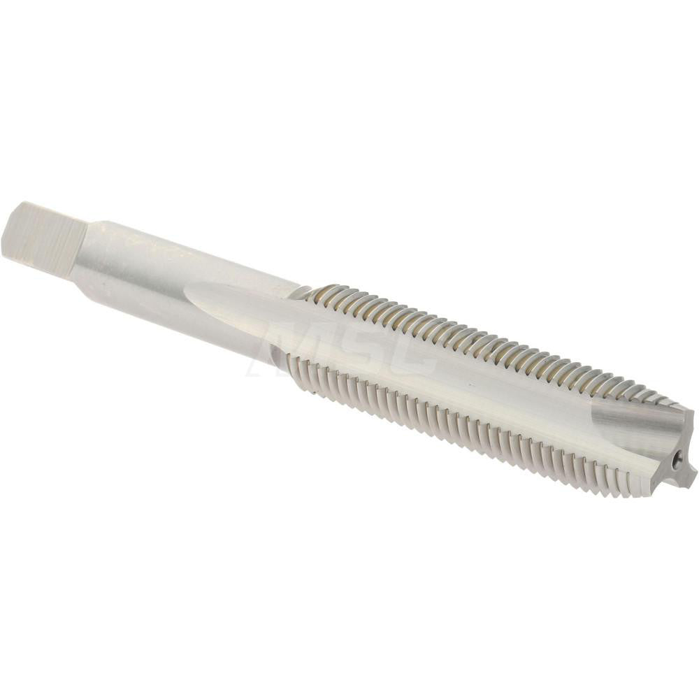 Hertel K027771AS Spiral Point Tap M12x1.25 Metric Fine, 3 Flutes, Plug Chamfer, HSS, Bright/Uncoated Coated