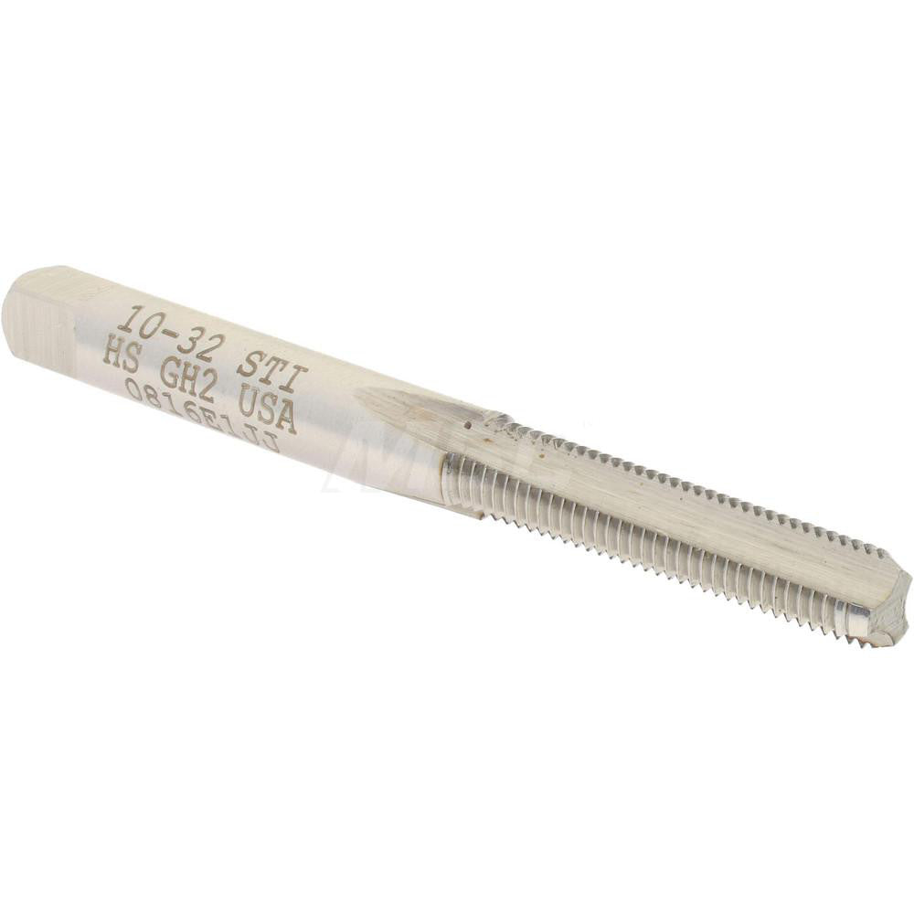 Hertel K007037AS Hand STI Tap #10-32 UNF, H2, 3 Flutes, Bottoming Chamfer