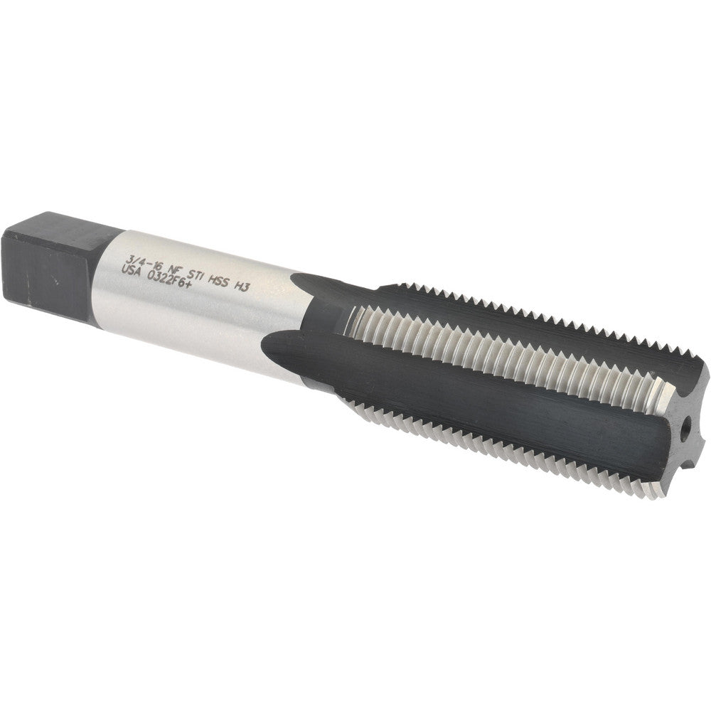 Hertel K007175AS Hand STI Tap 3/4-16 UNF, H3, 4 Flutes, Bottoming Chamfer