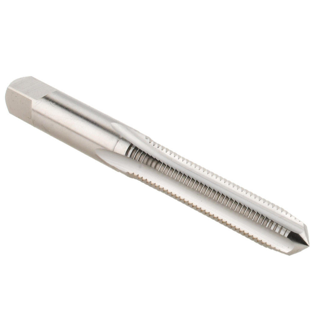 Hertel K020201AS Straight Flute Tap M7x1 Metric Coarse, 4 Flute, Plug Chamfer, High-Speed Steel, Bright/Uncoated Finish