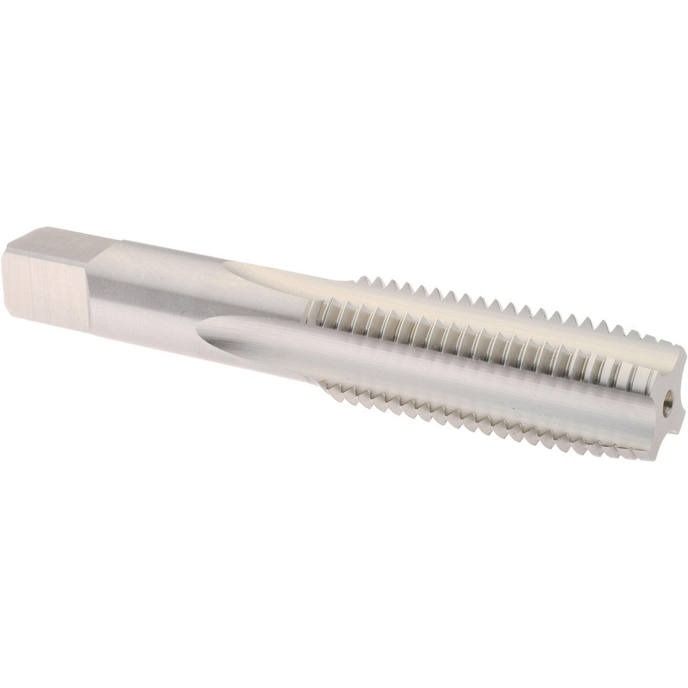 Hertel K020412AS Straight Flute Tap M20x2.5 Metric Coarse, 4 Flute, Plug Chamfer, High-Speed Steel, Bright/Uncoated Finish