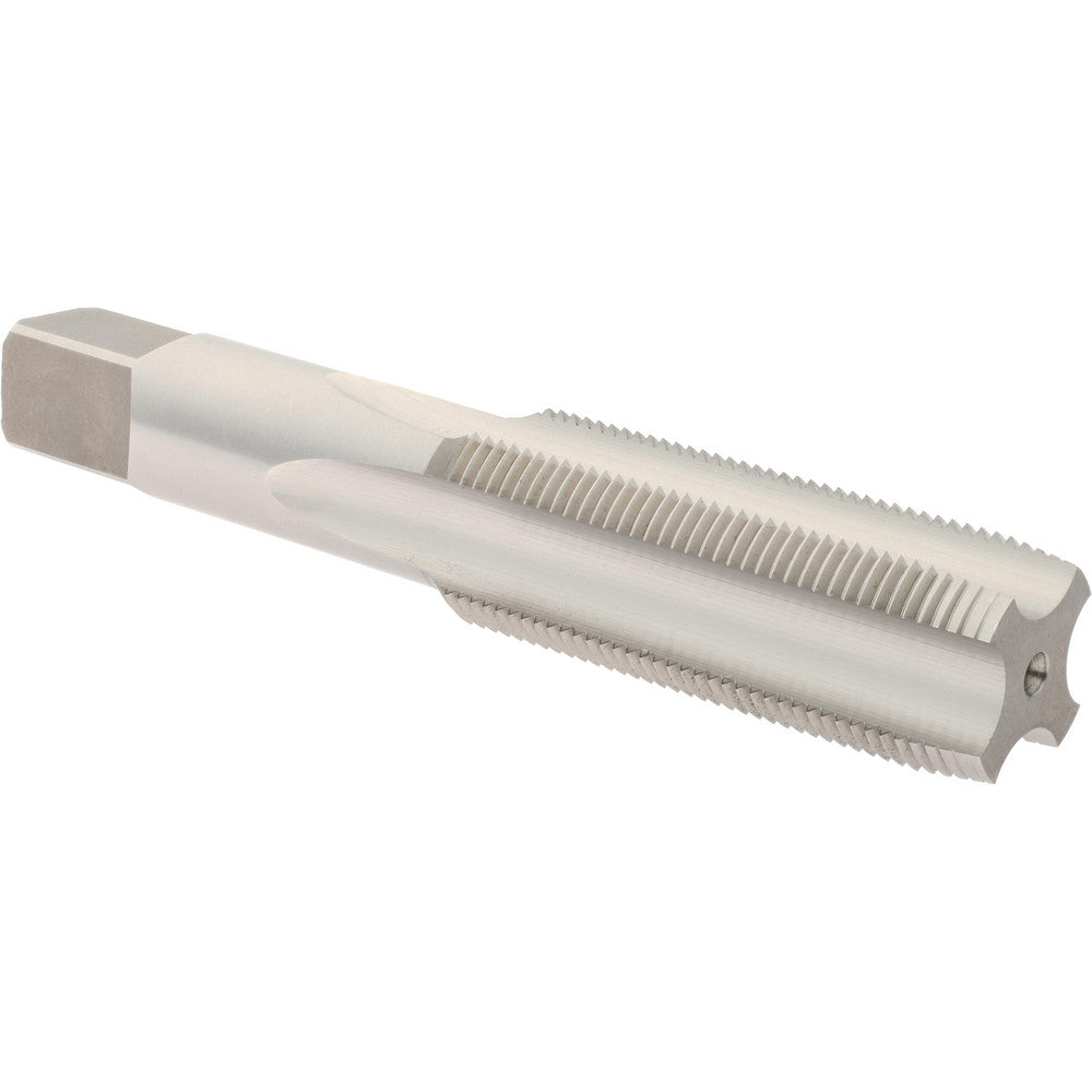 Hertel K020466AS Straight Flute Tap M22x1.5 Metric Fine, 4 Flute, Plug Chamfer, High-Speed Steel, Bright/Uncoated Finish