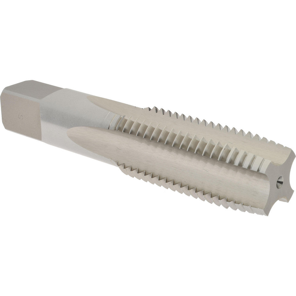 Hertel K020556AS Straight Flute Tap M30x3.5 Metric Coarse, 4 Flute, Plug Chamfer, High-Speed Steel, Bright/Uncoated Finish