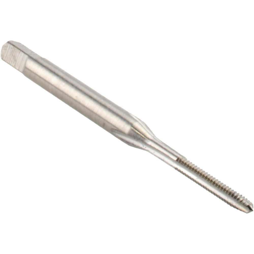 Hertel K025049AS Straight Flute Tap M2x0.45 Metric Special, 3 Flute, Plug Chamfer, High-Speed Steel, Bright/Uncoated Finish