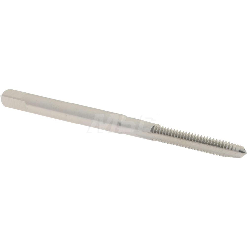 Hertel K025121AS Straight Flute Tap M3x0.6 Metric Special, 3 Flute, Plug Chamfer, High-Speed Steel, Bright/Uncoated Finish