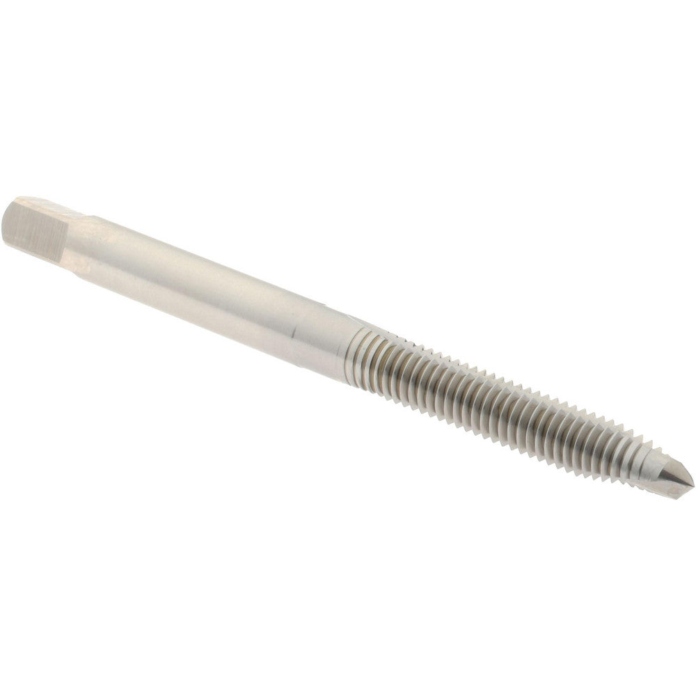 Hertel K020155AS Spiral Point Tap M5x0.8 Metric Coarse, 2 Flutes, Plug Chamfer, HSS, Bright/Uncoated Coated