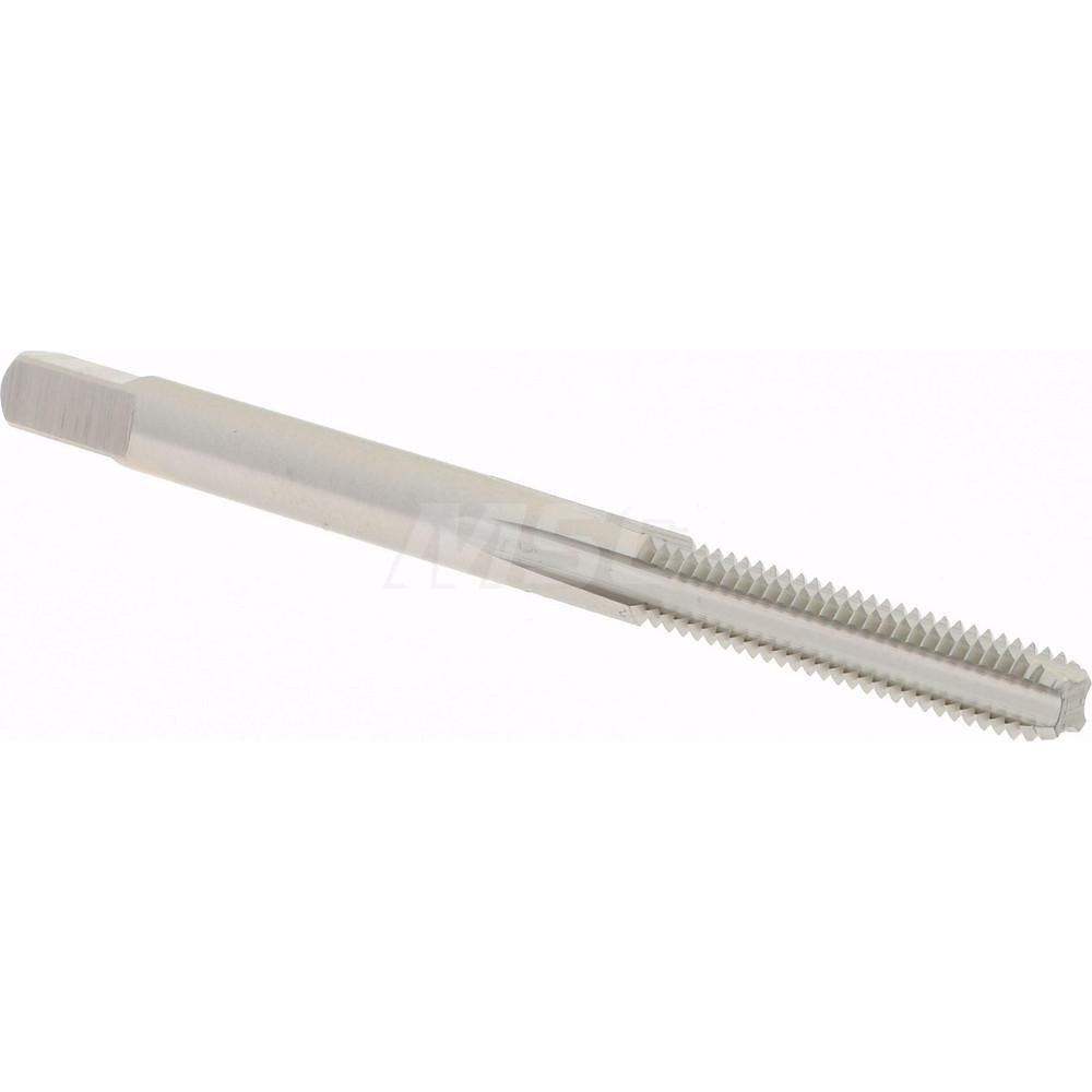 Hertel K020122AS Straight Flute Tap M4x0.7 Metric Coarse, 4 Flute, Bottoming Chamfer, High-Speed Steel, Bright/Uncoated Finish
