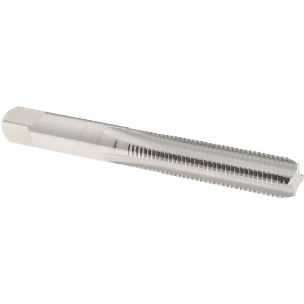 Hertel K020234AS Straight Flute Tap M8x1 Metric Fine, 4 Flute, Bottoming Chamfer, High-Speed Steel, Bright/Uncoated Finish
