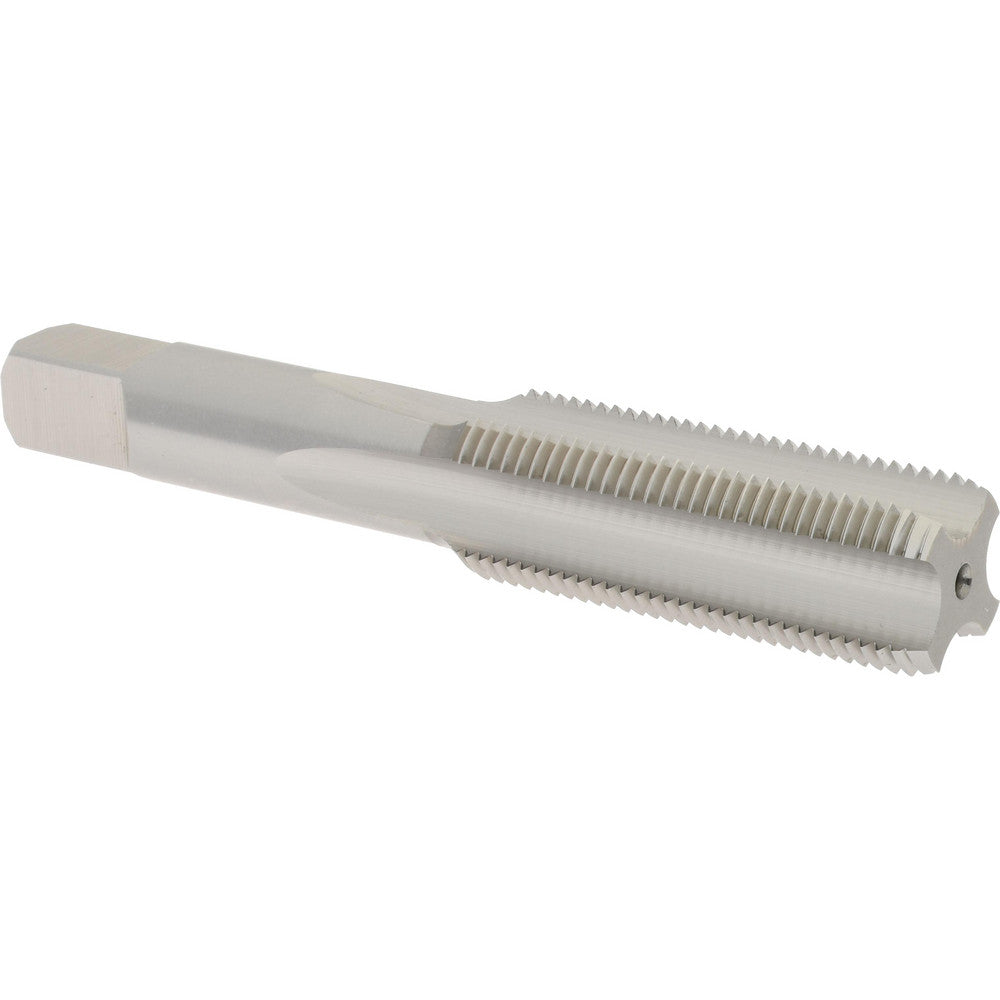 Hertel K020395AS Straight Flute Tap M18x1.5 Metric Fine, 4 Flute, Bottoming Chamfer, High-Speed Steel, Bright/Uncoated Finish