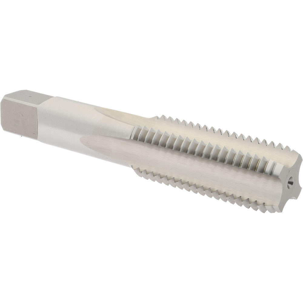 Hertel K020485AS Straight Flute Tap M24x3 Metric Coarse, 4 Flute, Bottoming Chamfer, High-Speed Steel, Bright/Uncoated Finish
