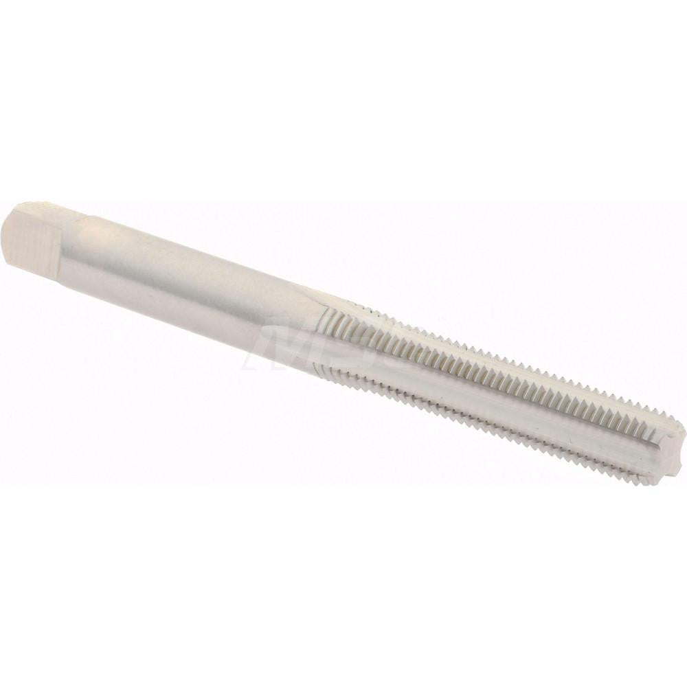Hertel K025231AS Straight Flute Tap M6x0.75 Metric Fine, 4 Flute, Bottoming Chamfer, High-Speed Steel, Bright/Uncoated Finish