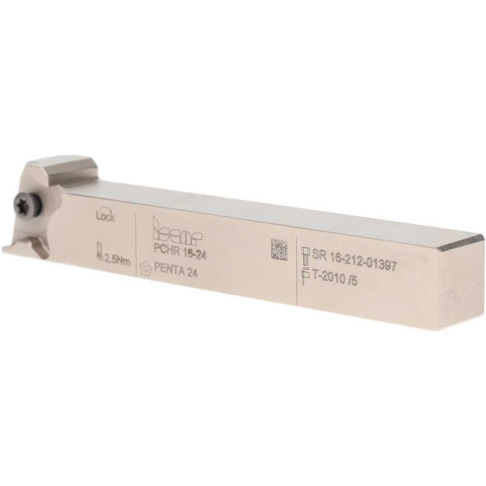 Iscar 2301623 Indexable Grooving-Cutoff Toolholder PCHR 16-24, 0.5 to 3.2 mm Groove Width, 6.5 mm Max Depth of Cut, Right Hand