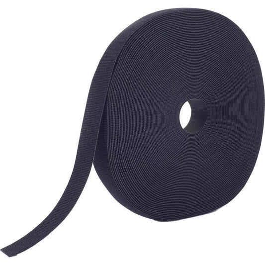Velcro USA 189589 Hook & Loop Shape Roll  Tape Width 0.625  Tape Length 25yd  Color Black  Roll Length (yd) 25.00  Tape Material Polypropylene Nylon