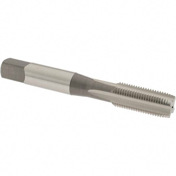 OSG 1973700 Straight Flute Tap M10x1 Metric Fine, 4 Flute, Plug Chamfer, High-Speed Steel, Bright/Uncoated Finish