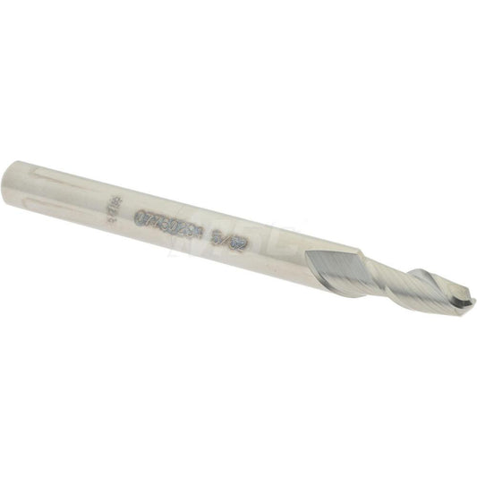 Accupro 07760291 Ball End Mill 0.1563" Dia, 0.375" LOC, 2 Flute, Solid Carbide