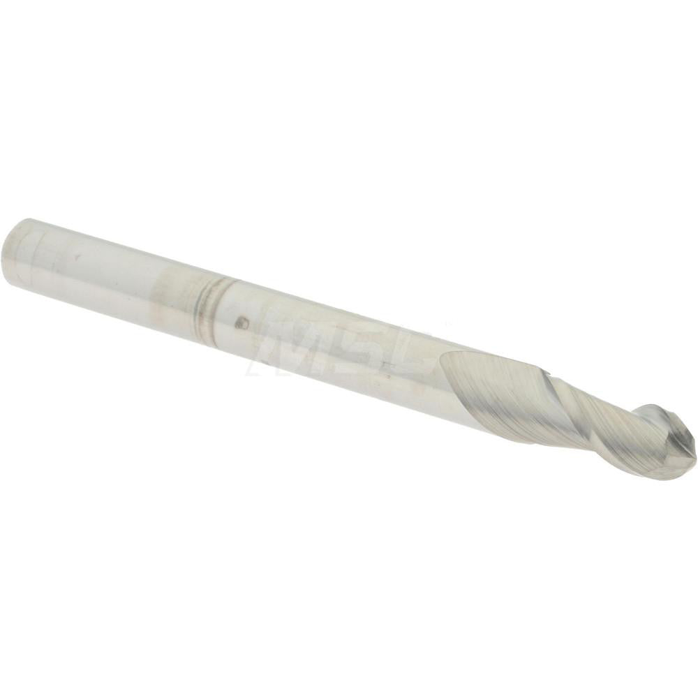 Accupro 07760317 Ball End Mill 0.1719" Dia, 0.375" LOC, 2 Flute, Solid Carbide