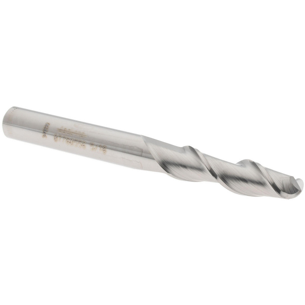 Accupro 07760556 Ball End Mill 0.3125" Dia, 1.125" LOC, 2 Flute, Solid Carbide