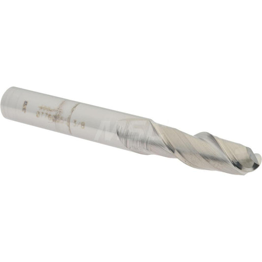 Accupro 07760655 Ball End Mill 0.375" Dia, 1.125" LOC, 2 Flute, Solid Carbide