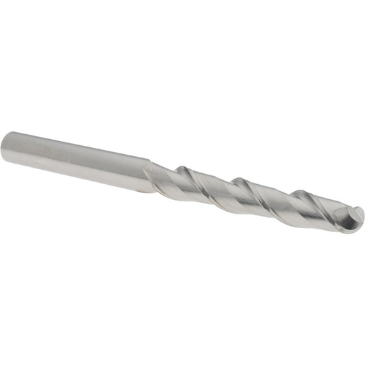 Accupro 07760861 Ball End Mill 0.5" Dia, 3" LOC, 2 Flute, Solid Carbide