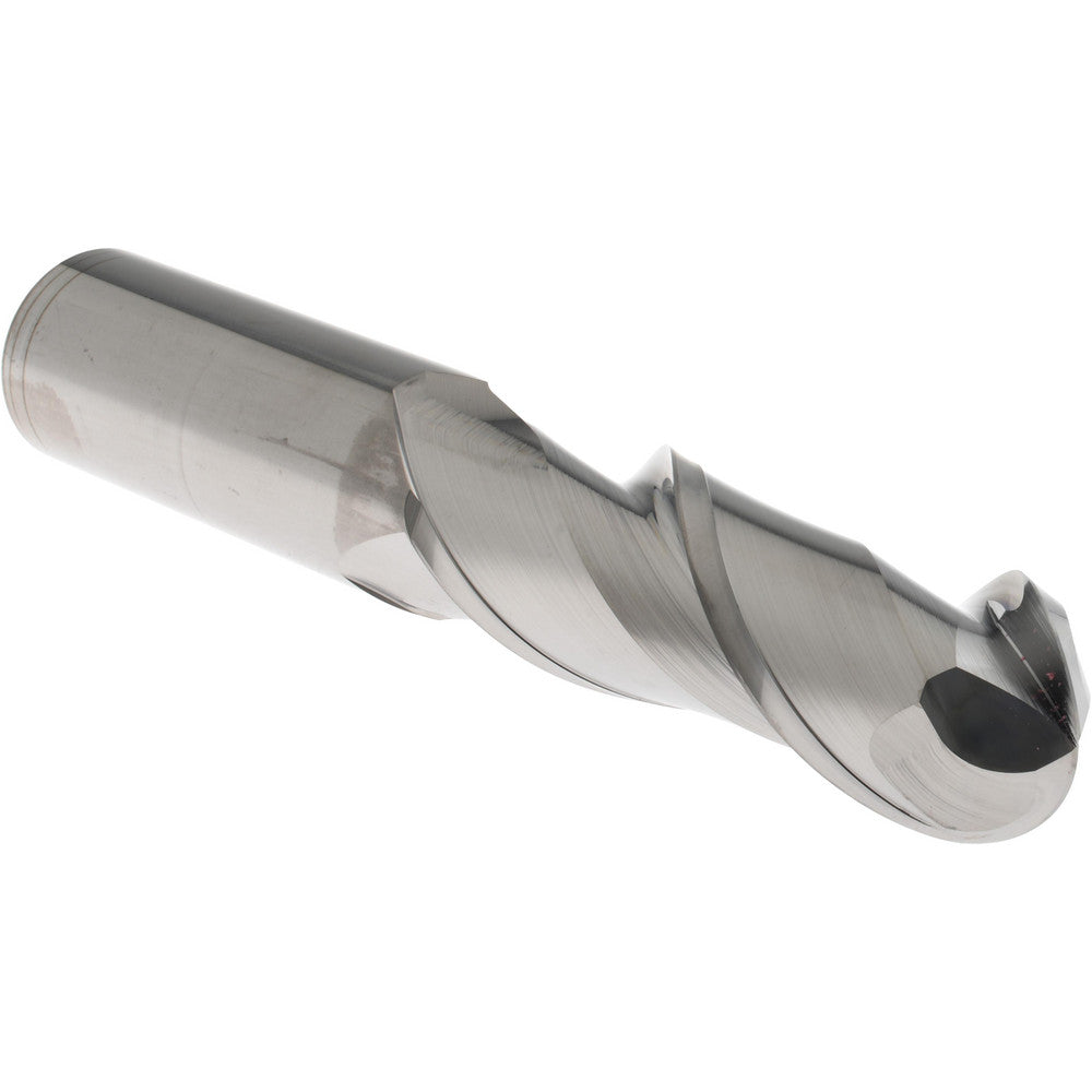 Accupro 07761026 Ball End Mill 1" Dia, 3" LOC, 2 Flute, Solid Carbide