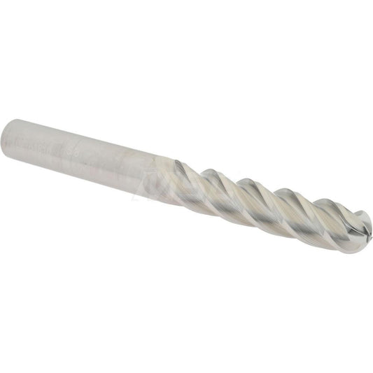 Accupro 07761810 Ball End Mill 0.625" Dia, 3" LOC, 4 Flute, Solid Carbide