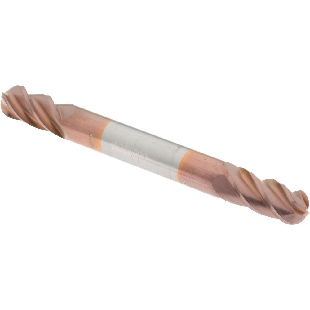 Accupro 07763048 Ball End Mill 0.25" Dia, 0.5" LOC, 4 Flute, Solid Carbide