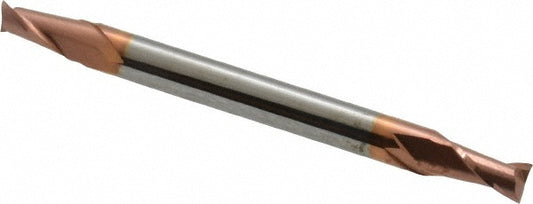 Accupro 07763238 Square End Mill 7/64'' Dia, 3/16'' LOC, 1/8'' Shank Dia, 1-1/2'' OAL, 2 Flutes, Solid Carbide