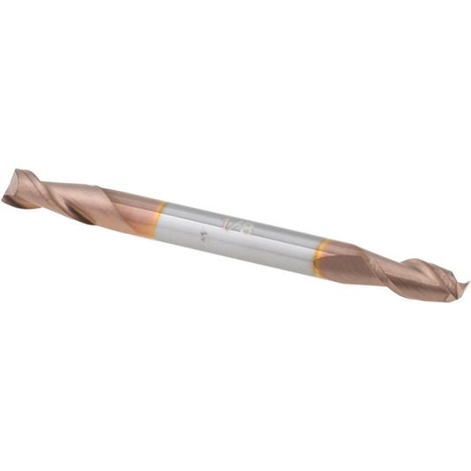 Accupro 07763246 Square End Mill 1/8'' Dia, 1/4'' LOC, 1/8'' Shank Dia, 1-1/2'' OAL, 2 Flutes, Solid Carbide