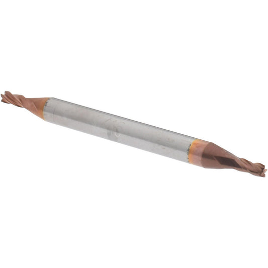 Accupro 07763519 Square End Mill 1/16'' Dia, 1/8'' LOC, 1/8'' Shank Dia, 1-1/2'' OAL, 4 Flutes, Solid Carbide