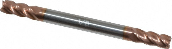 Accupro 07763550 Square End Mill 1/8'' Dia, 1/4'' LOC, 1/8'' Shank Dia, 1-1/2'' OAL, 4 Flutes, Solid Carbide