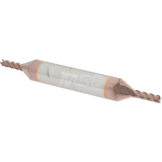 Accupro 07763568 Square End Mill 1/8'' Dia, 3/8'' LOC, 3/8'' Shank Dia, 3'' OAL, 4 Flutes, Solid Carbide