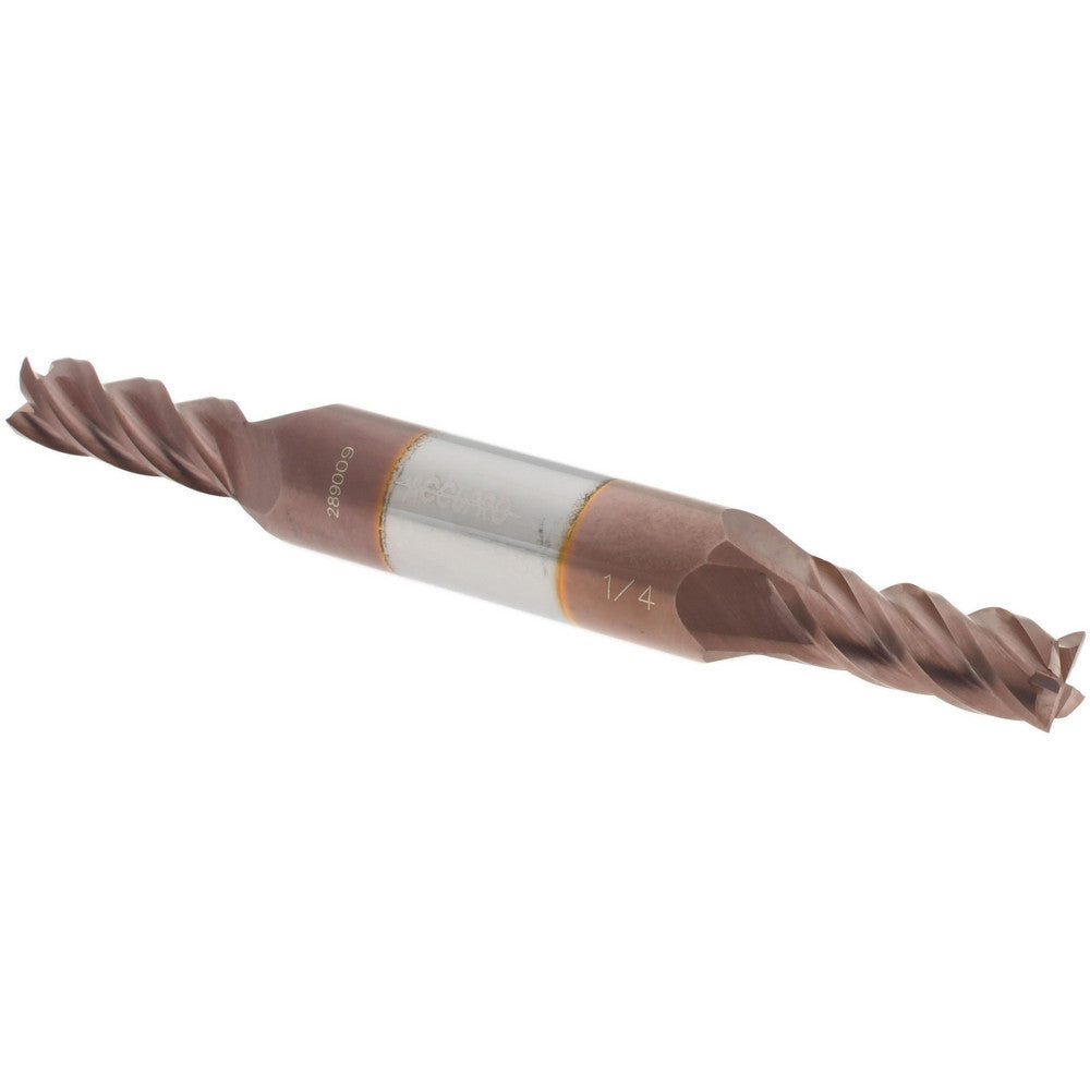 Accupro 07763683 Square End Mill 1/4" Dia, 5/8" LOC, 4 Flutes, Solid Carbide