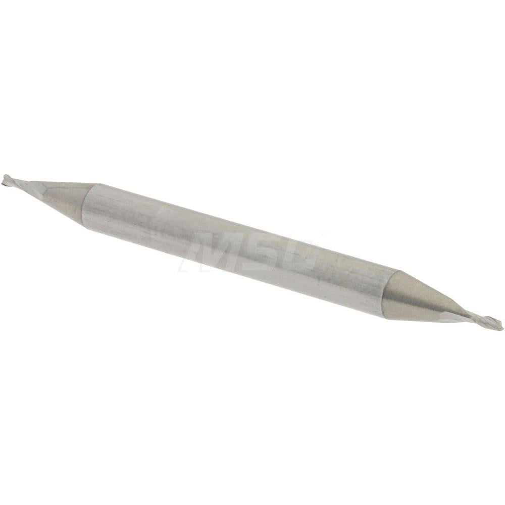 Accupro 07763808 Square End Mill 1/32'' Dia, 1/16'' LOC, 1/8'' Shank Dia, 1-1/2'' OAL, 2 Flutes, Solid Carbide