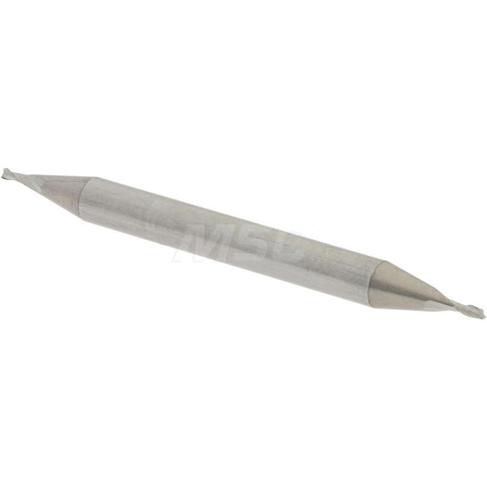 Accupro 07763808 Square End Mill 1/32'' Dia, 1/16'' LOC, 1/8'' Shank Dia, 1-1/2'' OAL, 2 Flutes, Solid Carbide