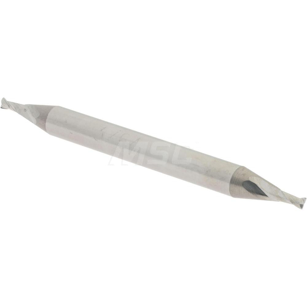 Accupro 07763816 Square End Mill 3/64'' Dia, 3/32'' LOC, 1/8'' Shank Dia, 1-1/2'' OAL, 2 Flutes, Solid Carbide