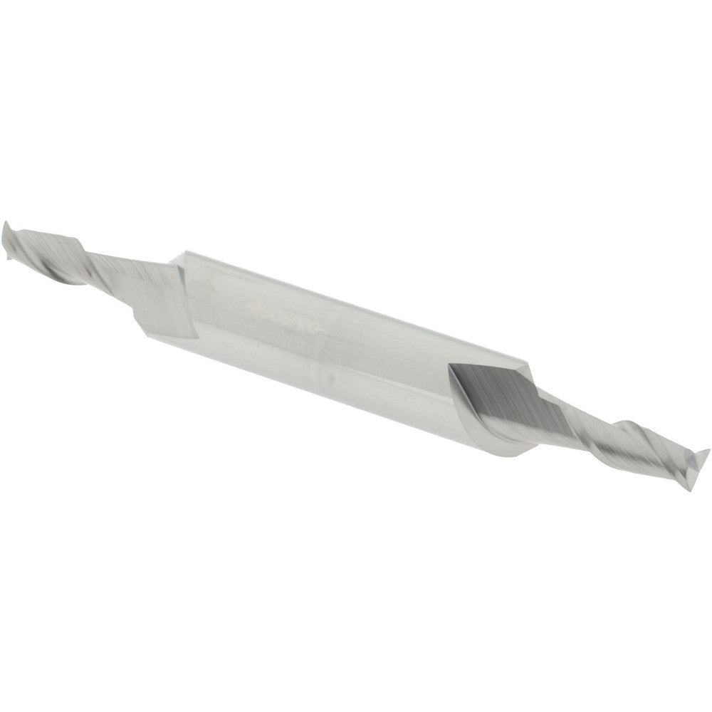 Accupro 07763931 Square End Mill 3/16'' Dia, 1/2'' LOC, 3/8'' Shank Dia, 3'' OAL, 2 Flutes, Solid Carbide