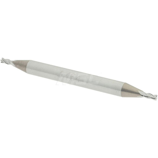 Accupro 07764129 Square End Mill 3/64'' Dia, 3/32'' LOC, 1/8'' Shank Dia, 1-1/2'' OAL, 4 Flutes, Solid Carbide